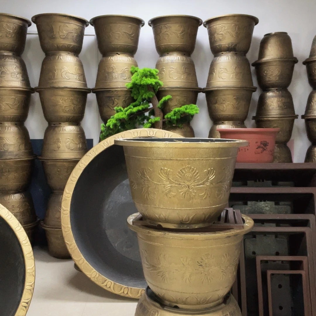 3个73口径花盆，打孔