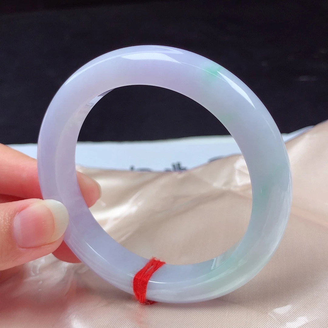 翡翠未镶嵌手镯57圈h8631