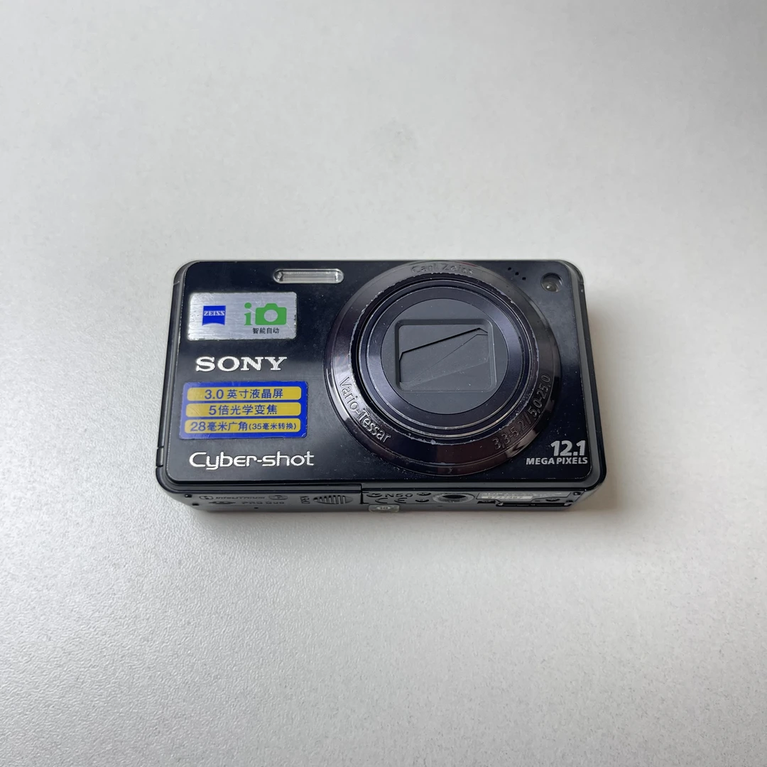 95新 Sony/索尼 w290福利款1210万像素5倍变焦滤镜多 配件齐 复古