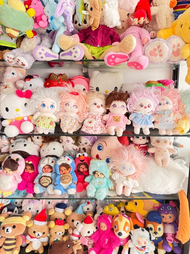 可爱垂耳兔挂件毛绒腮红兔玩偶钥匙扣包包挂饰