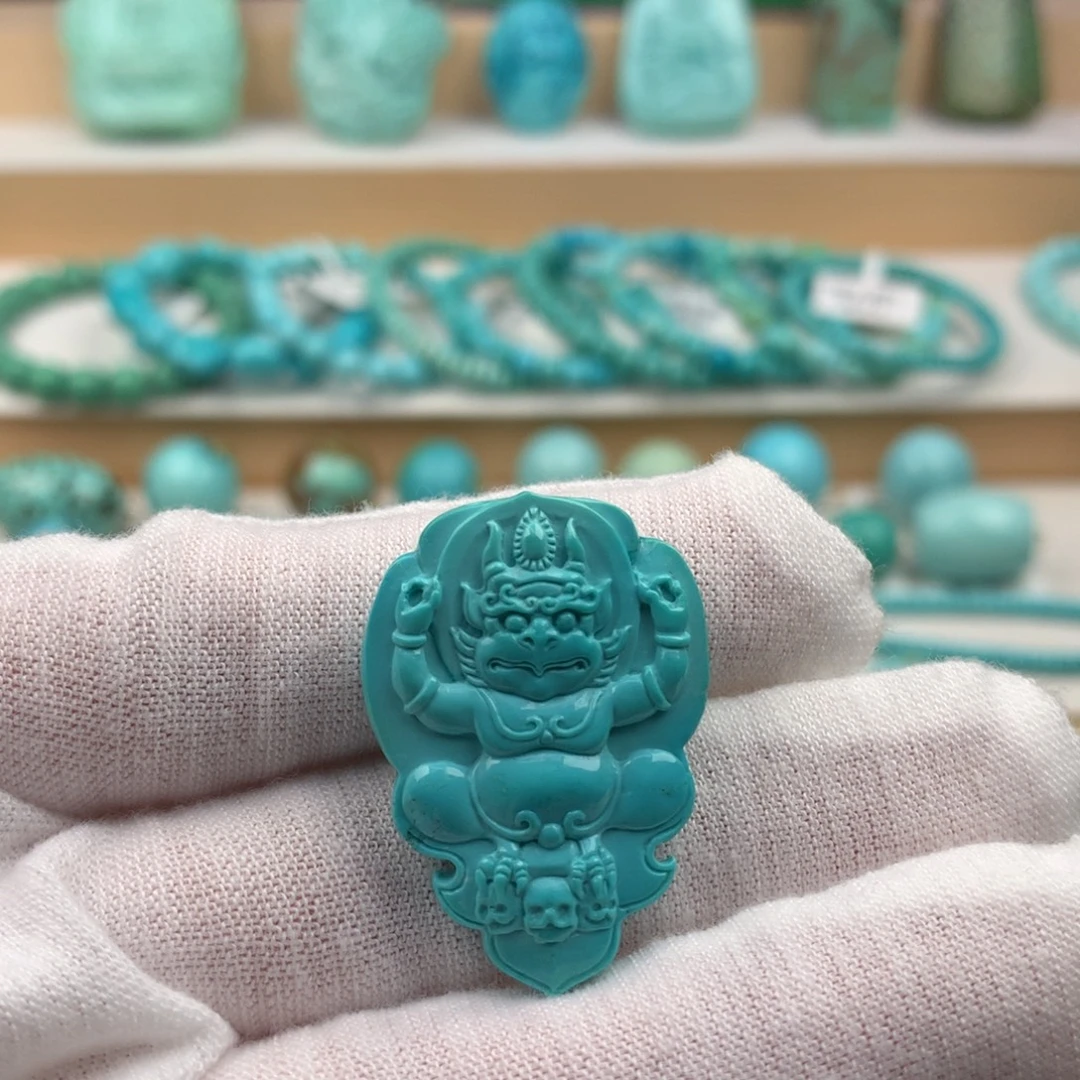 未镶嵌绿松石珠宝奇石