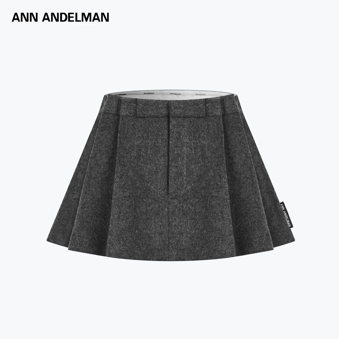 ANN ANDELMAN 【柯以同款】 时尚设计蕾丝西装双层百褶裙