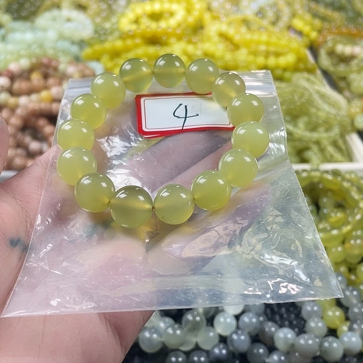 蛇纹石玉未镶嵌手链