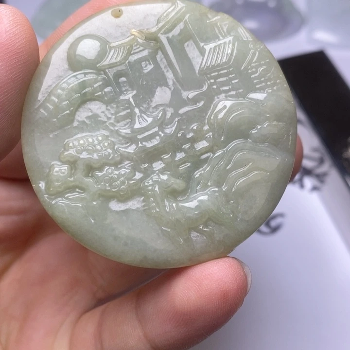 颈饰未镶嵌翡翠翡翠