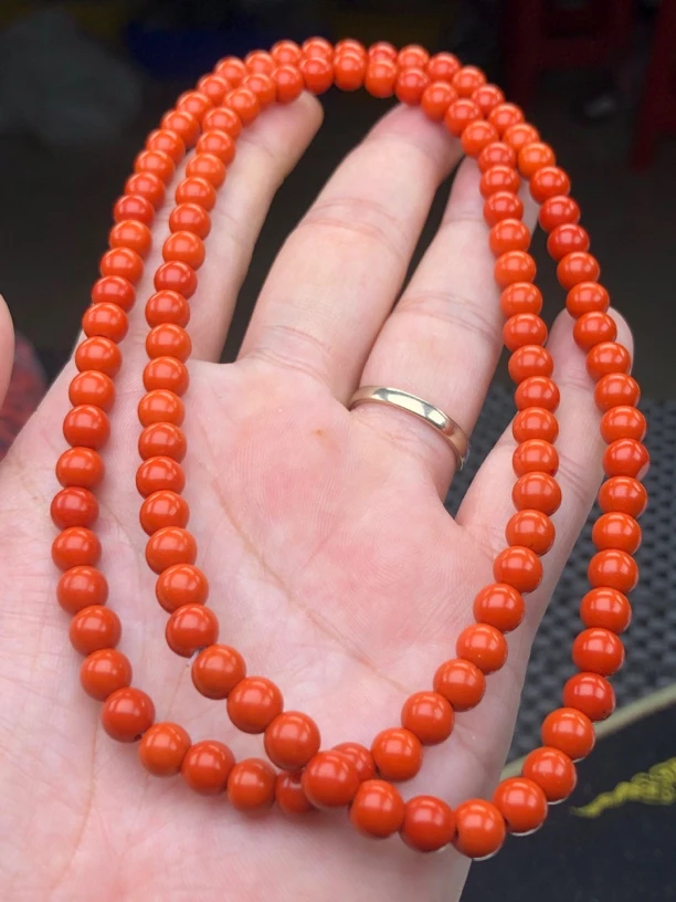 312满色满肉7mm圆珠108佛珠手串