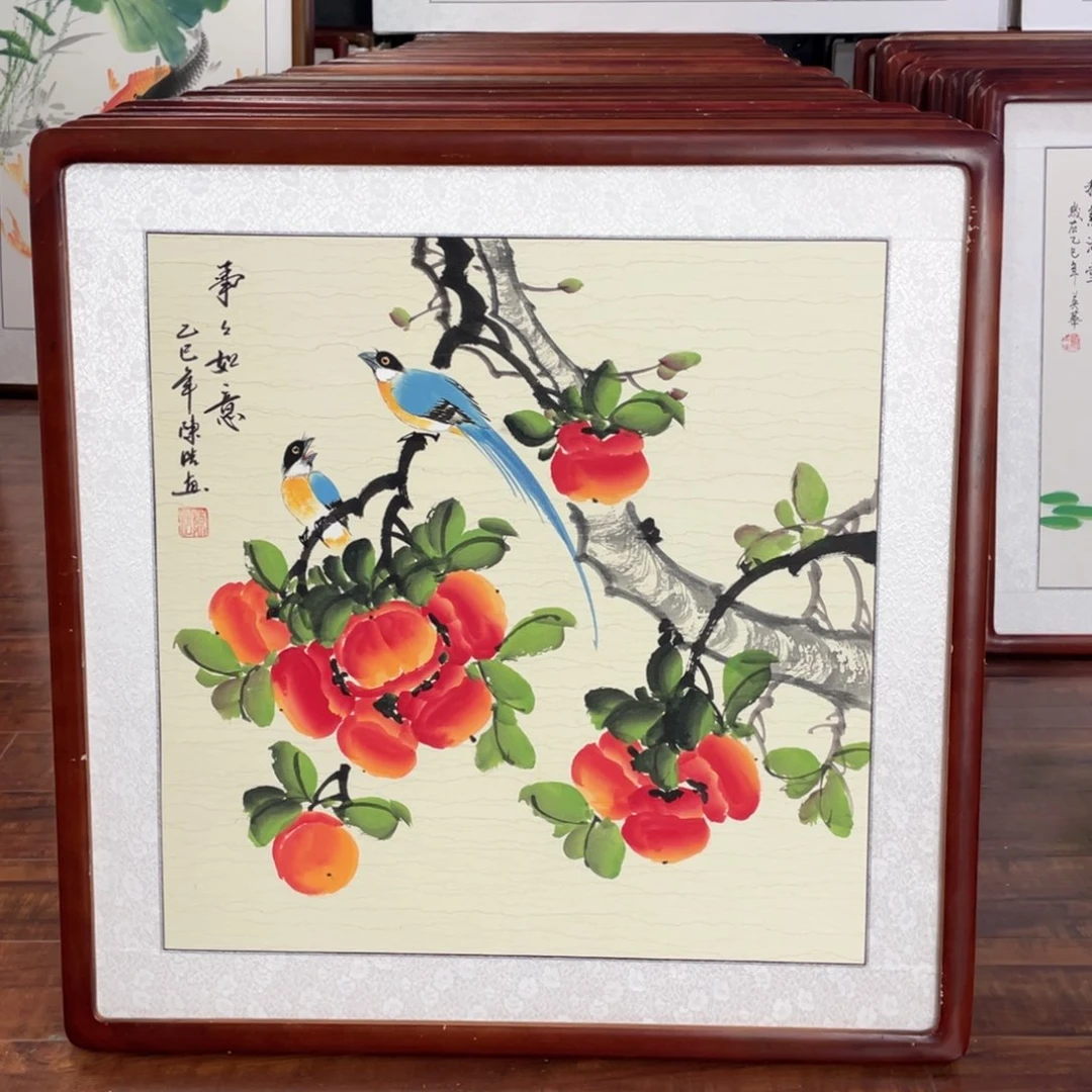 国画带框尺寸63*63厘米