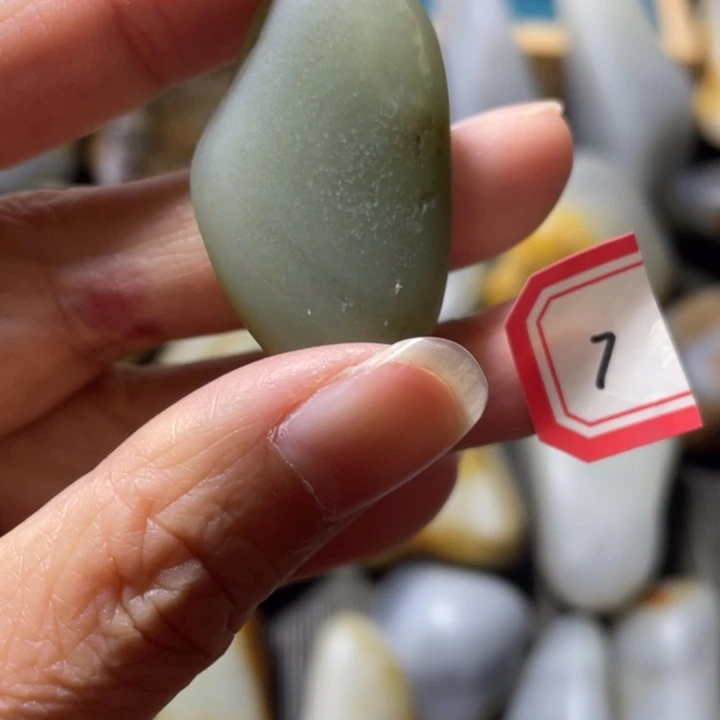 和田玉（翠青玉）未镶嵌颈饰