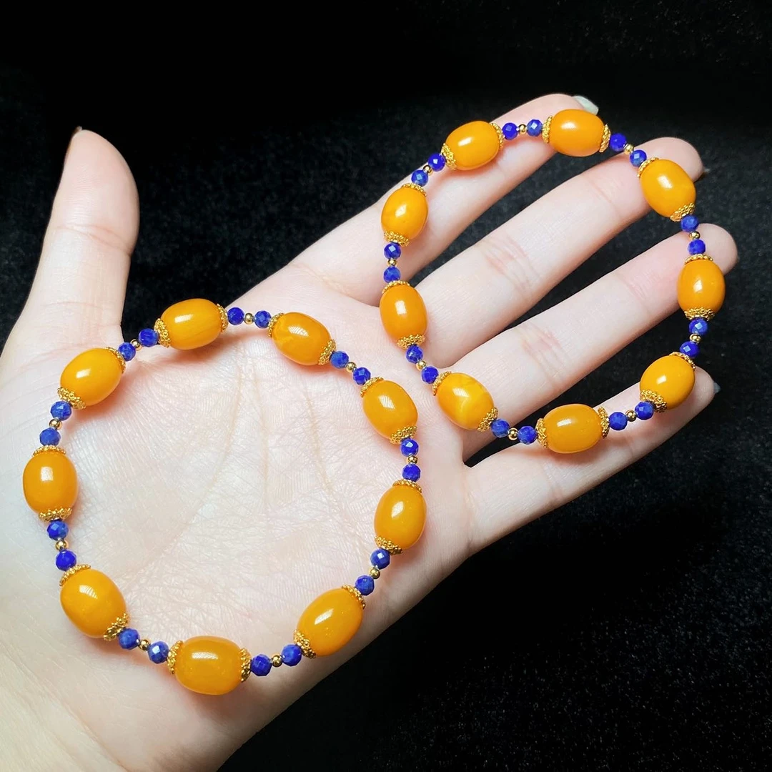 【云上叙】23 V88660-蜜蜡DIY单圈手串-多样性发一件-7.5mm（东哥）