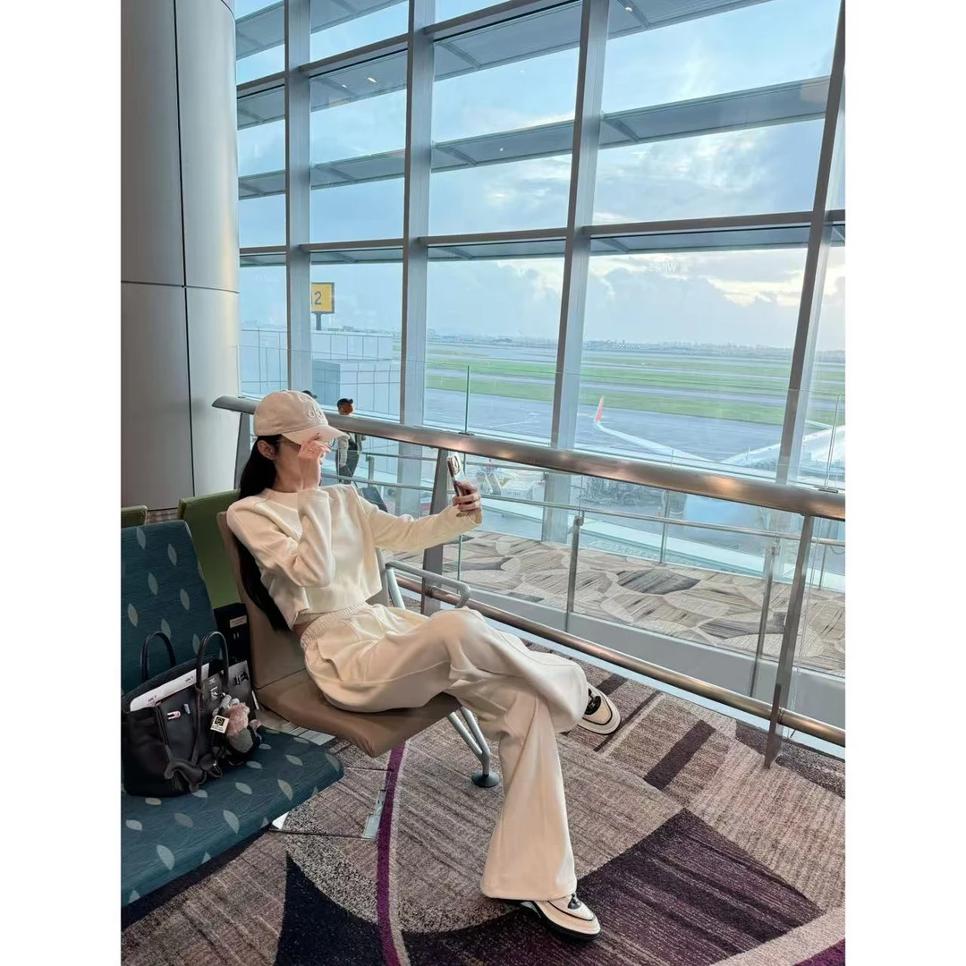 【盒子专享】甜心学霸    温柔针织廓形慵懒休闲时尚套装