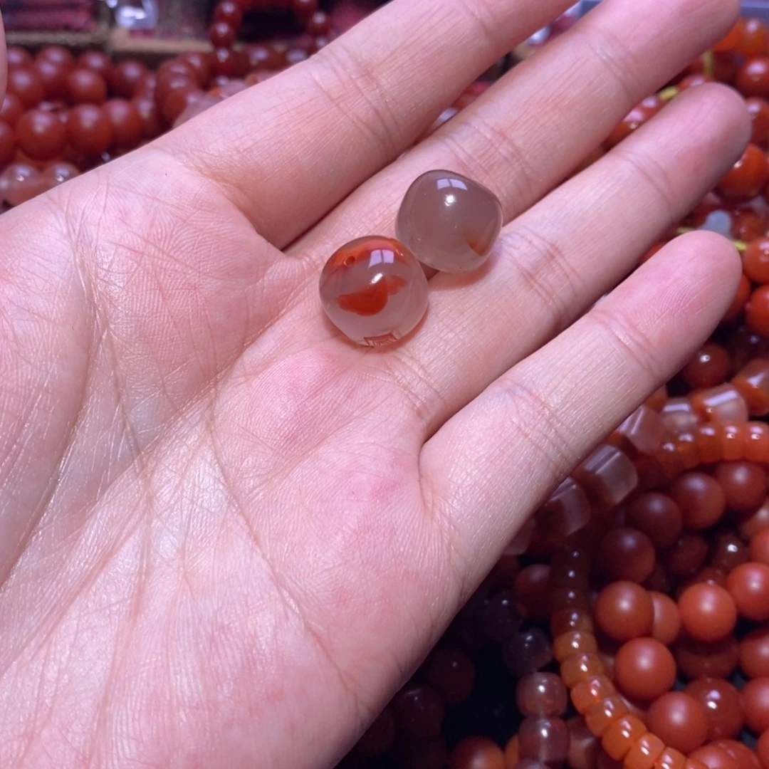 喜***开南红玛瑙未镶嵌手链