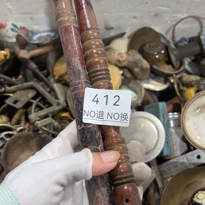 陶瓷半**雨工艺品摆件412