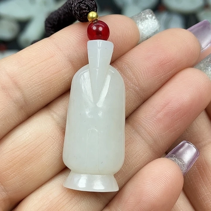 和田玉（白玉）挂件未镶嵌