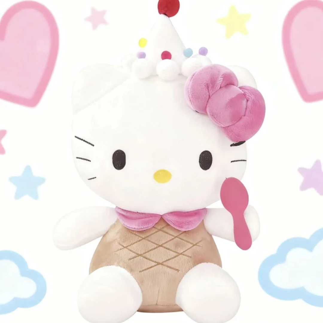 【生日限定】HelloKitty 冰淇淋Kitty 玩偶公仔