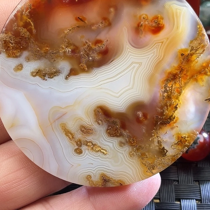 门***楼玛瑙/玉髓颈饰未镶嵌