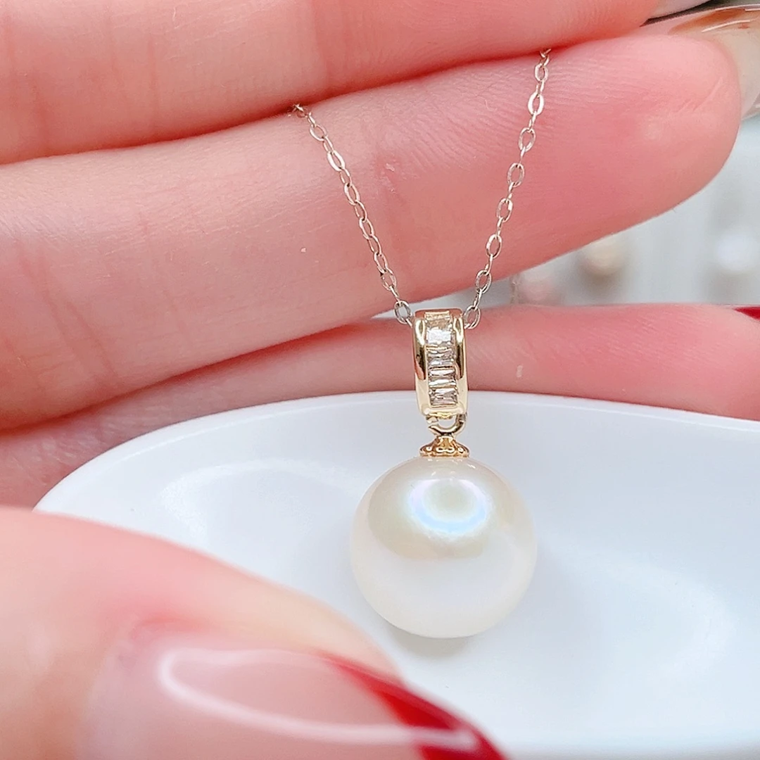 淡水珍珠吊坠(赠链)合金