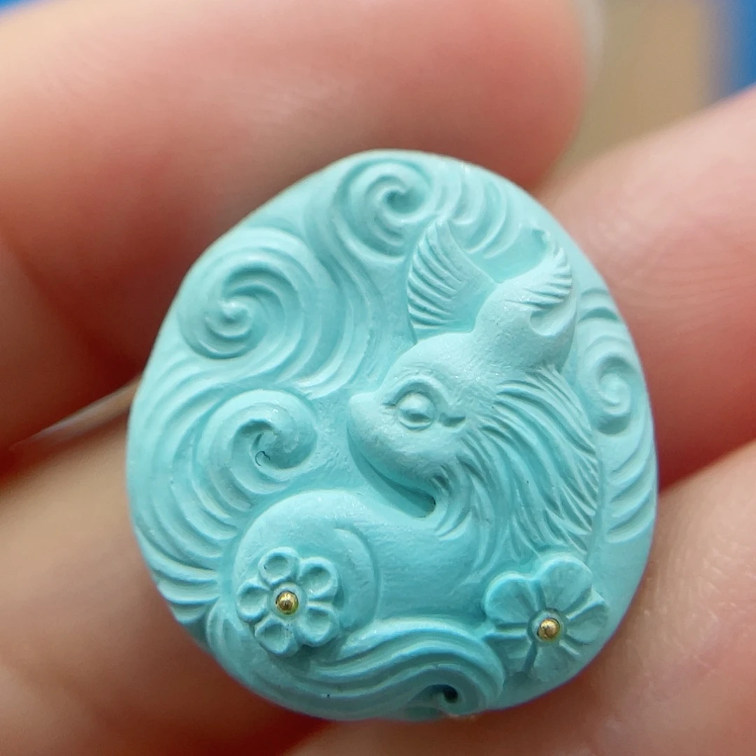 绿松石未镶嵌珠宝奇石