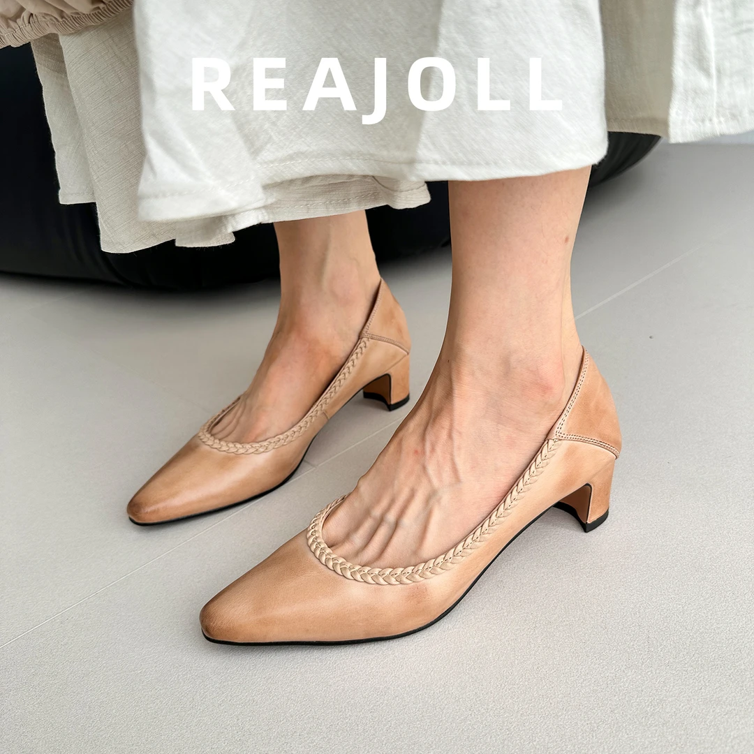 高跟鞋女优雅高级不累脚配裙子的2025新款不累脚百搭爆款时尚单鞋