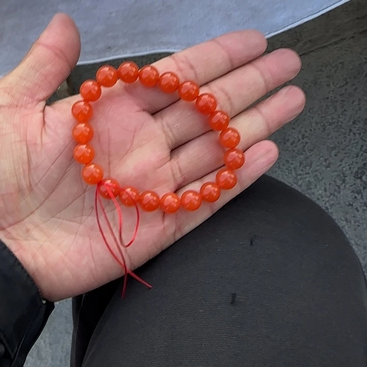 南红玛瑙手链未镶嵌大**依