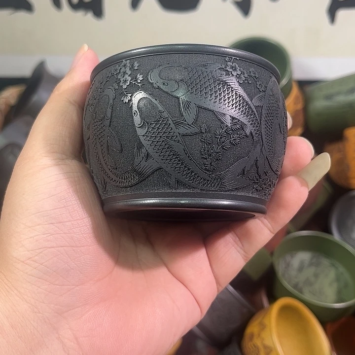 茶杯紫砂全手工紫砂主人杯