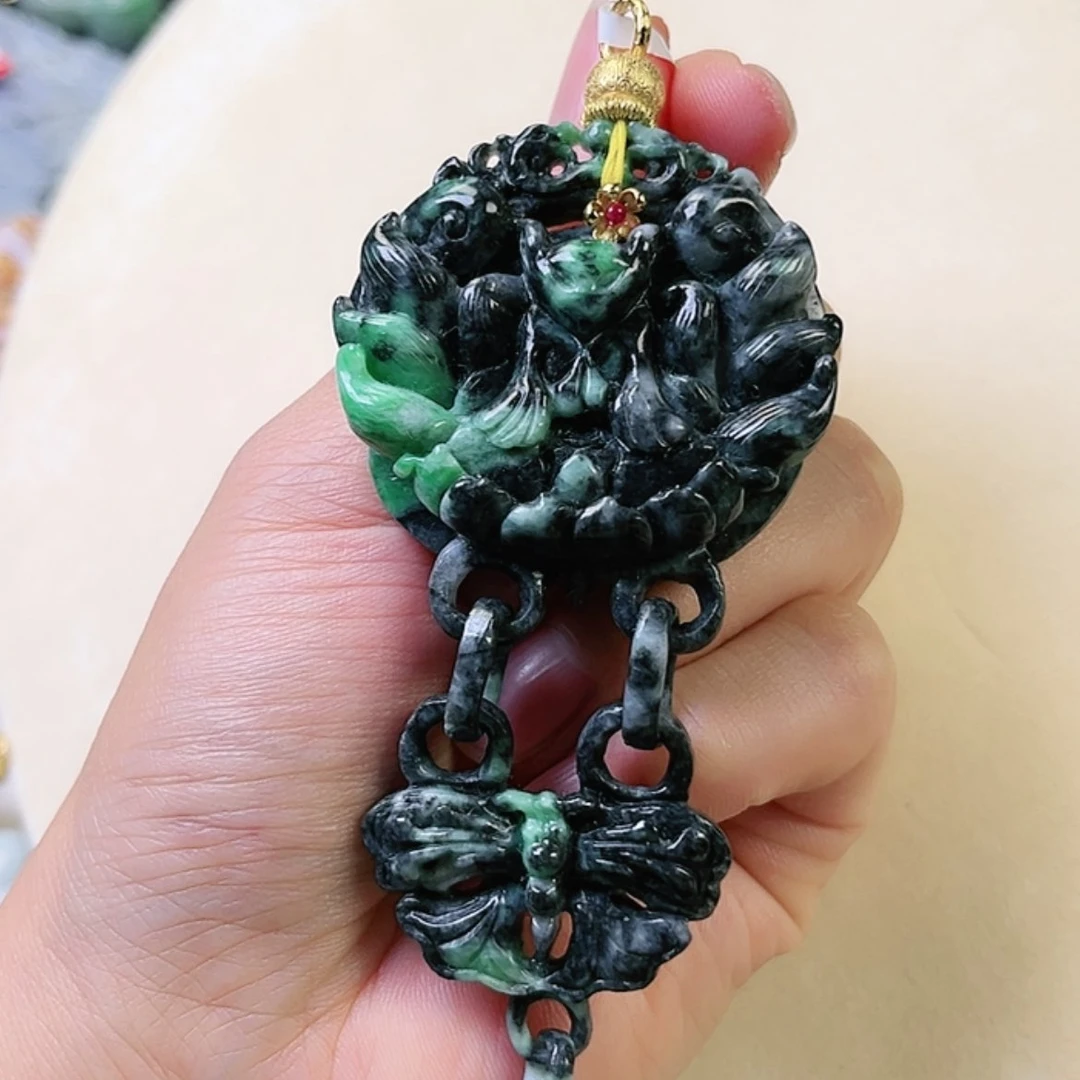 【闪购商品】翡翠颈饰未镶嵌挂件