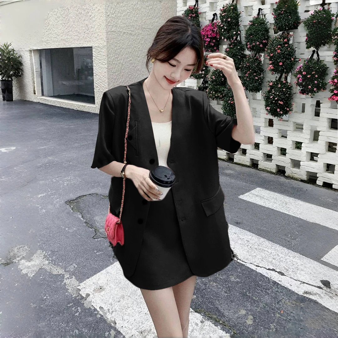 断码捡漏C清冷气质 / 大气场女主西装套装1022胖mm200斤宽松版