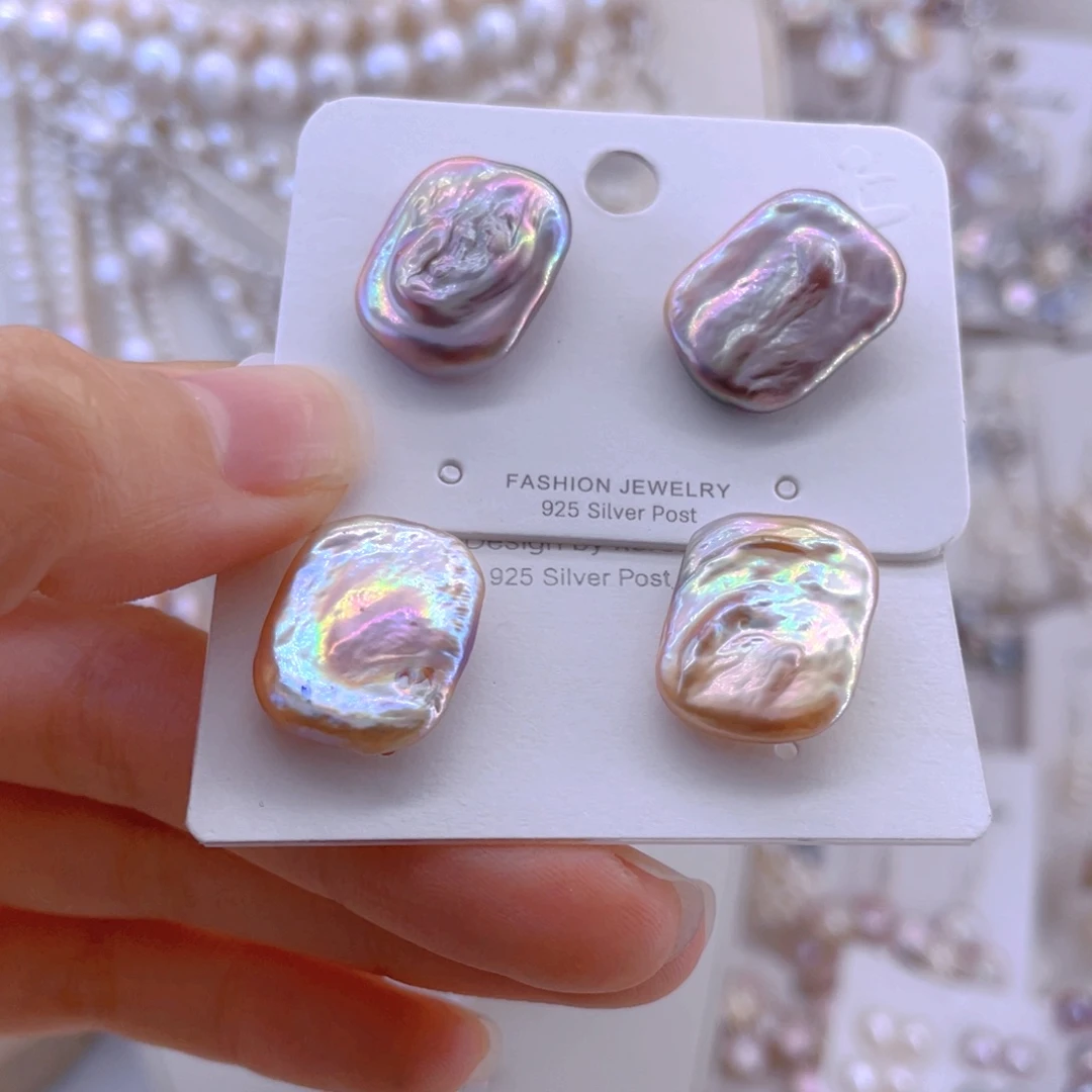 未镶嵌耳饰淡水珍珠