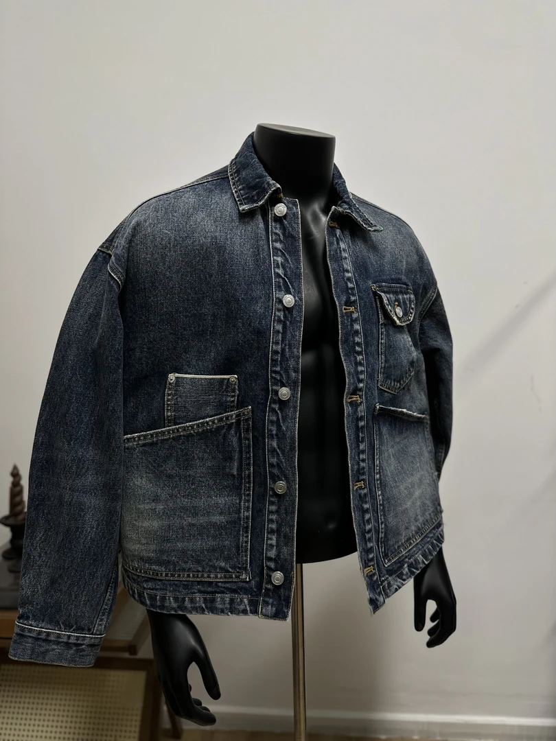 【直播大促专用】早春男士牛仔外套工装牛仔夹克轻熟通勤外套NJ635