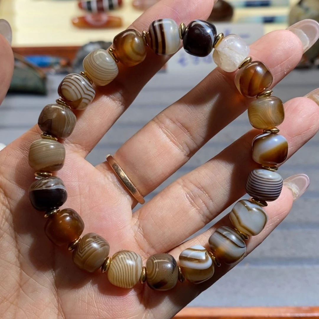 玛瑙/玉髓颈饰合金