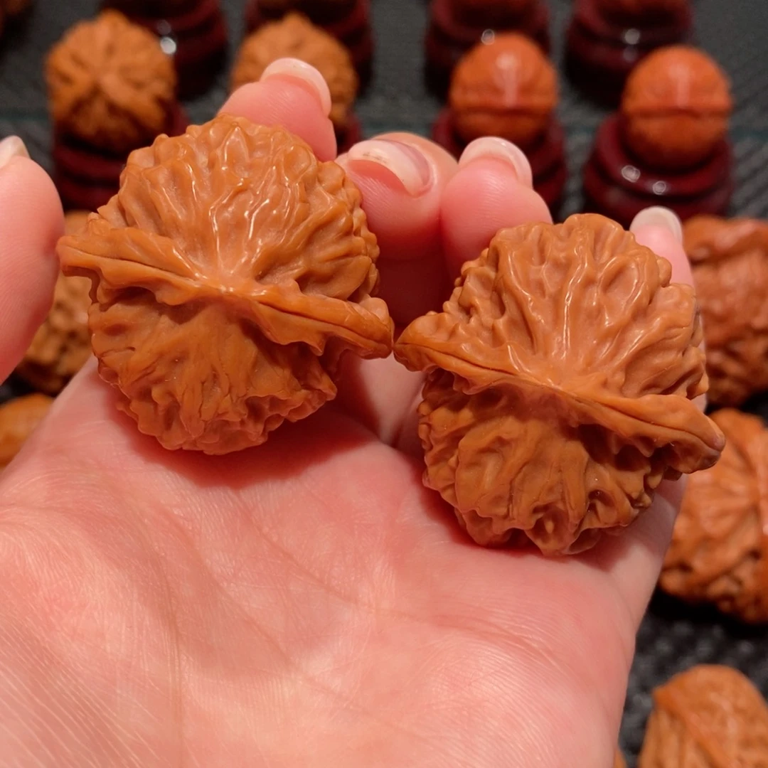 文玩核桃把件野生龙鳞