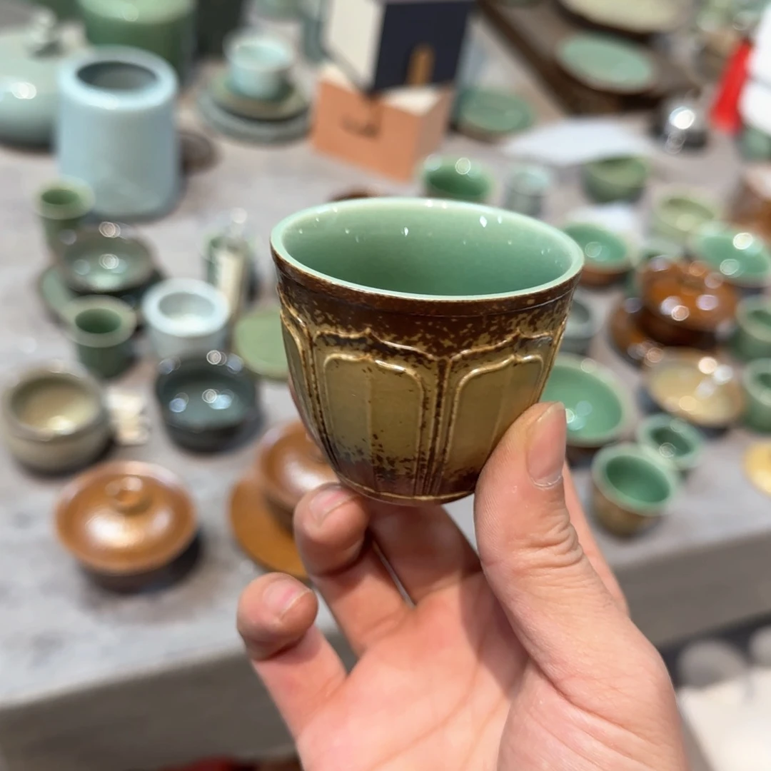 小金茶具青瓷茶器