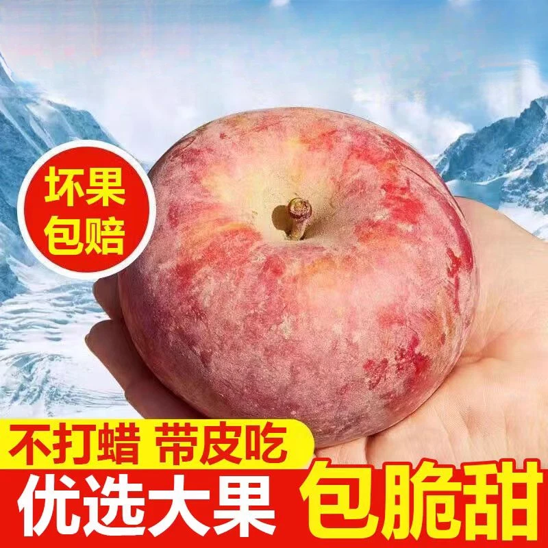 阿克苏冰糖心苹果新疆特产红富士超甜丑苹果爆甜坏果包赔