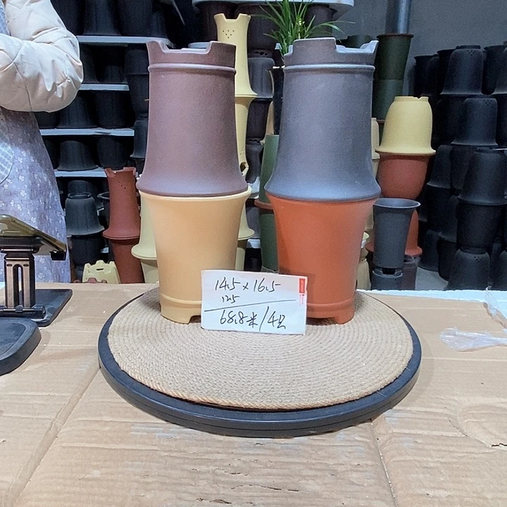 紫砂花盆紫砂花盆