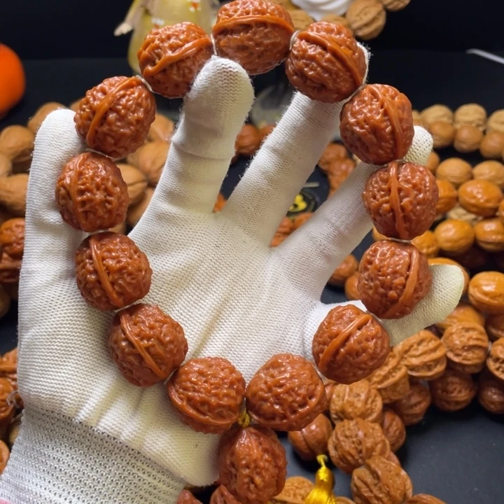 手串文玩核桃荔枝纹