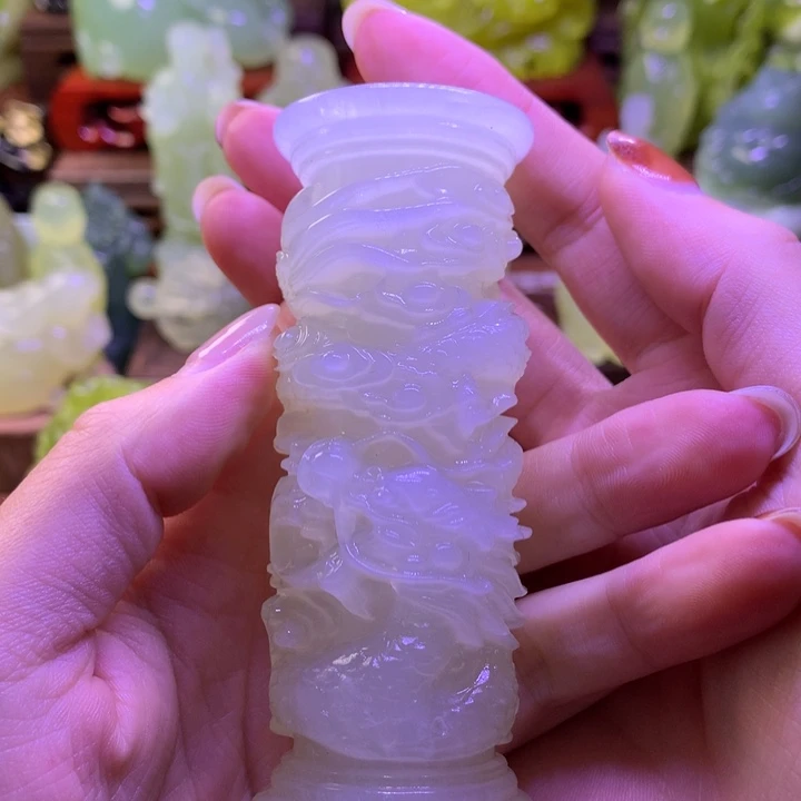 岫玉未镶嵌手把件