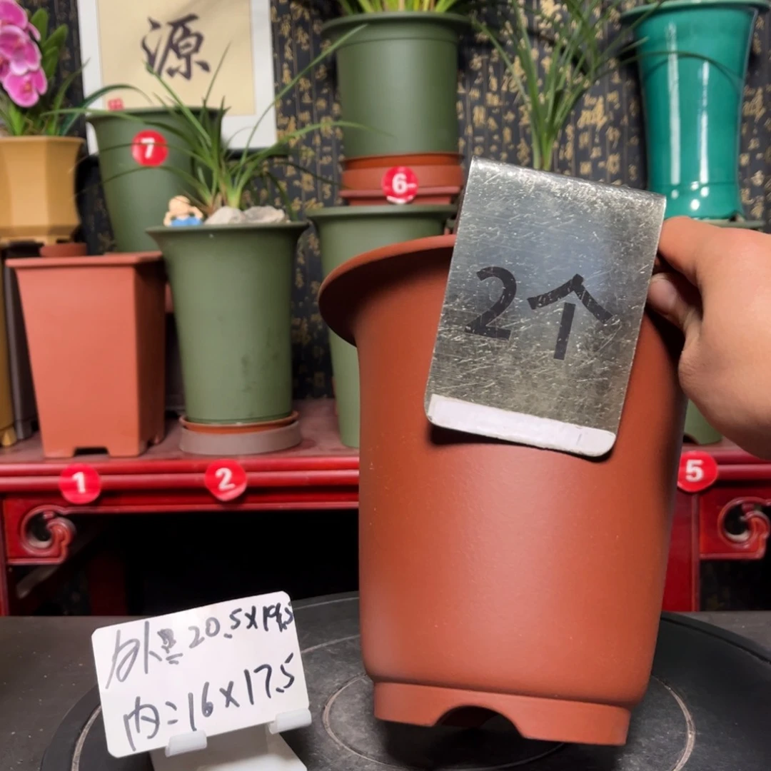 紫砂花盆紫砂花盆