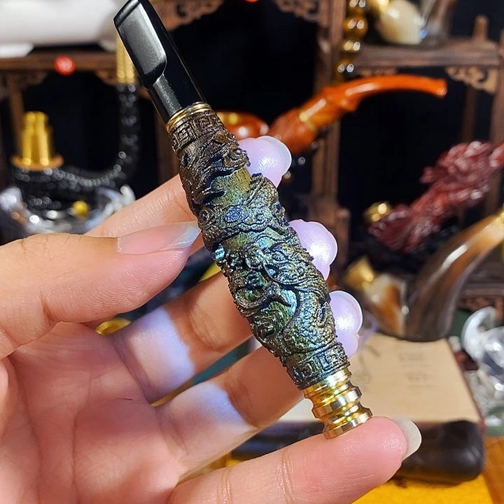 高端定制金丝楠烟嘴