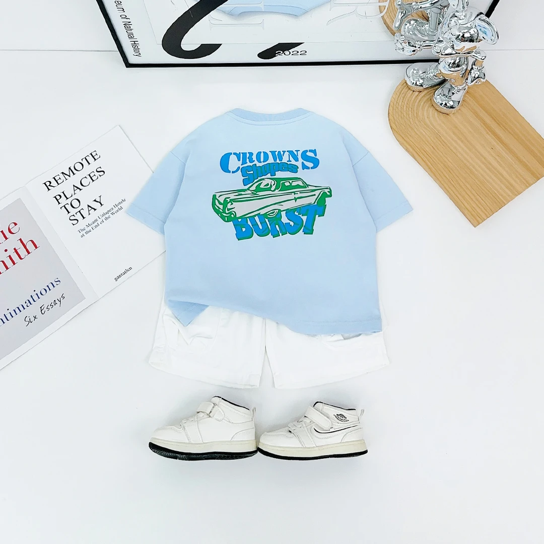 儿童短袖T恤夏季男童上衣2025新款夏装潮 BDX25928 悠悠童话童装