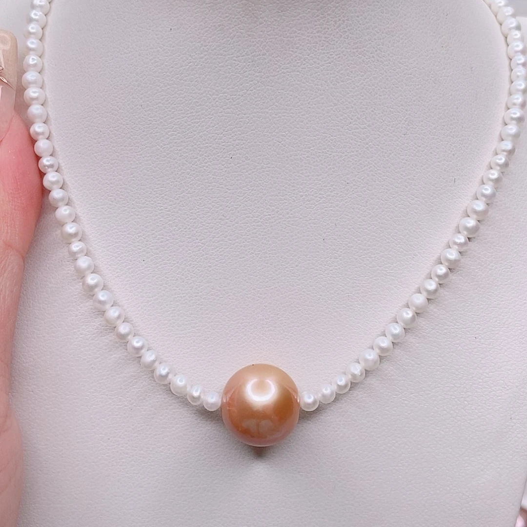 合金吊坠(赠链)淡水珍珠