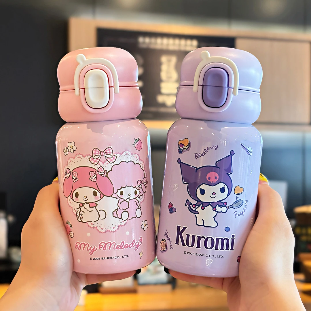 三丽鸥儿童保温杯大容量水杯小学生316食品级新款可爱卡通保温杯