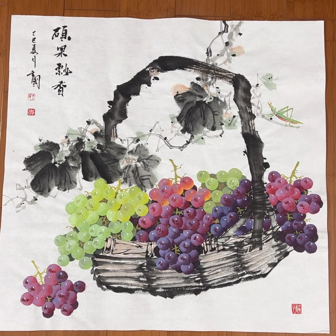 国画纯手绘手工国画作品福利