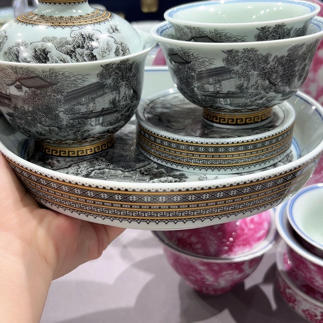 瓷片景德镇瓷器精品展示