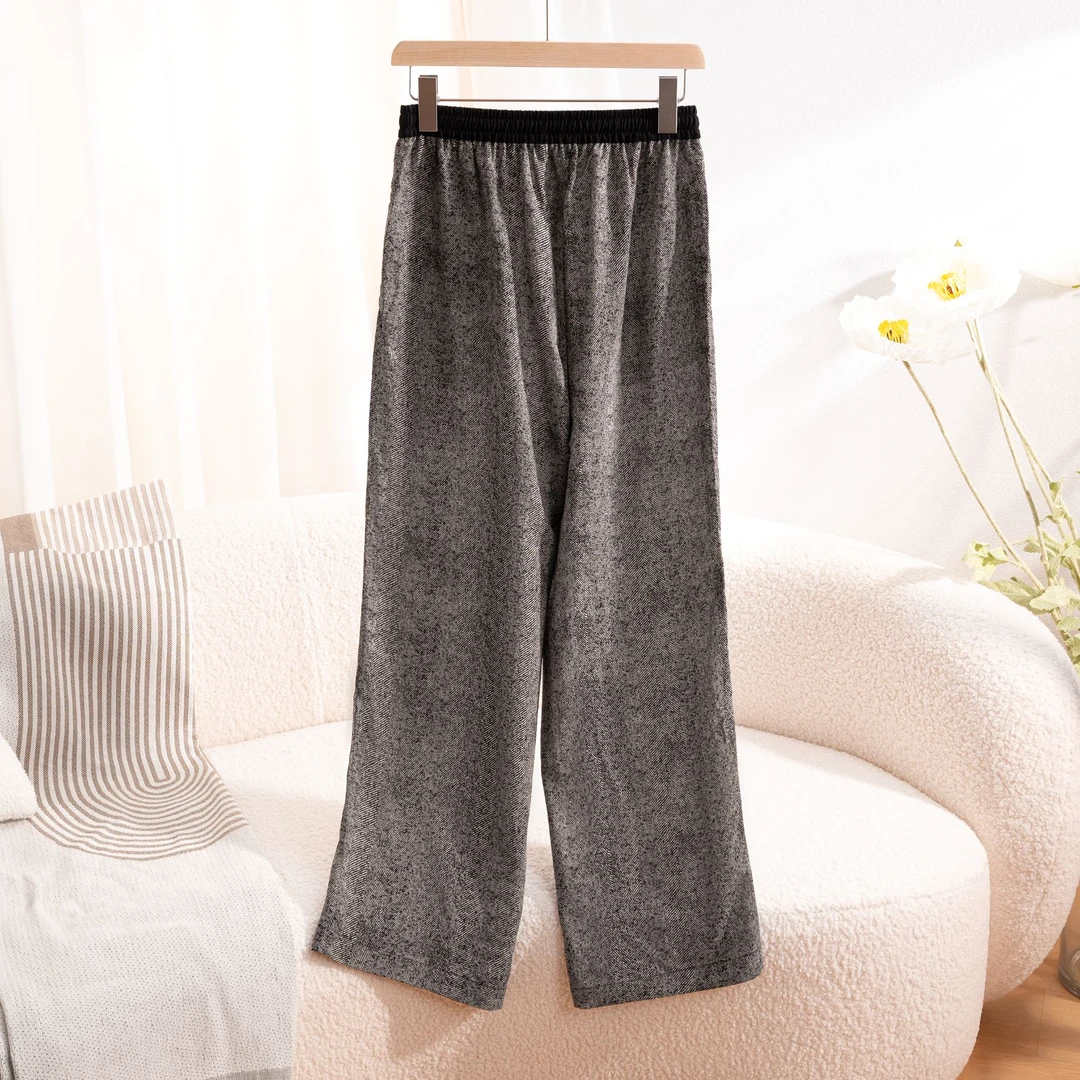 新款桑蚕丝裤子春夏气质真丝裤