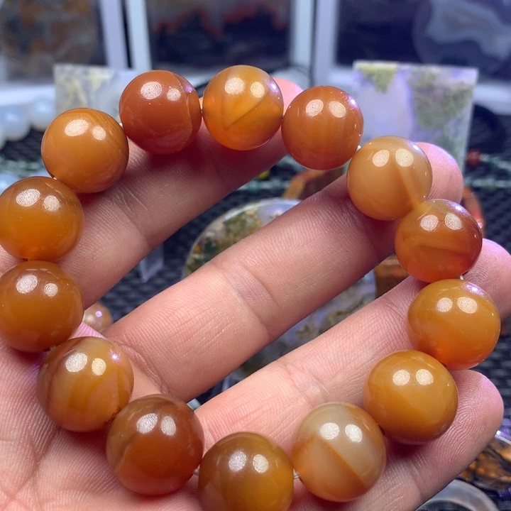 玛瑙/玉髓吊坠(赠链)未镶嵌8*8