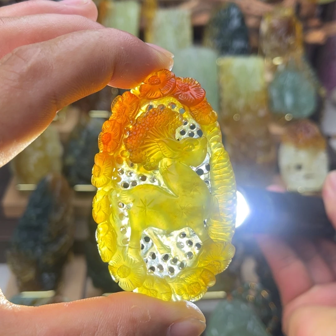 未镶嵌蛇纹石玉颈饰