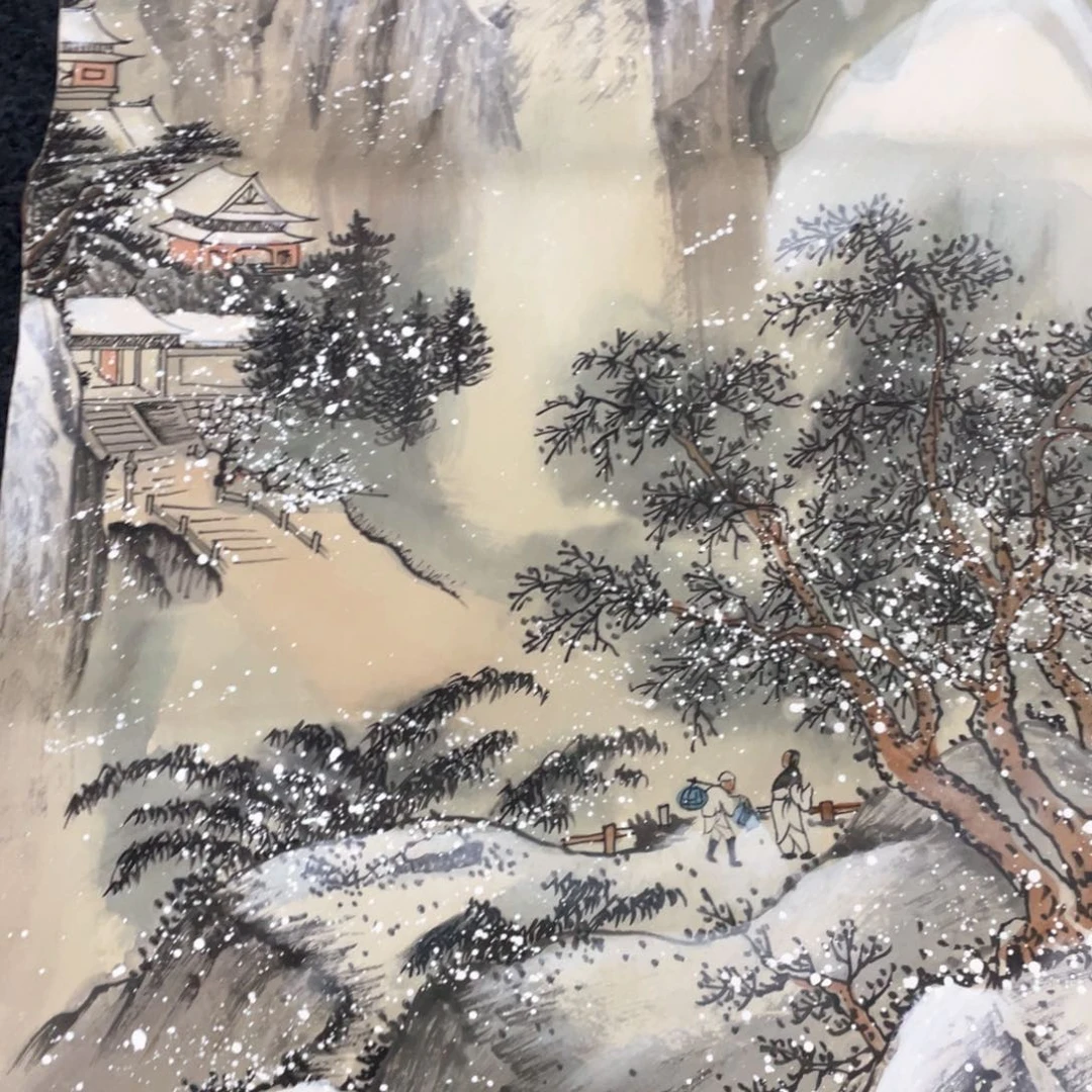 国画国画作品画心一张