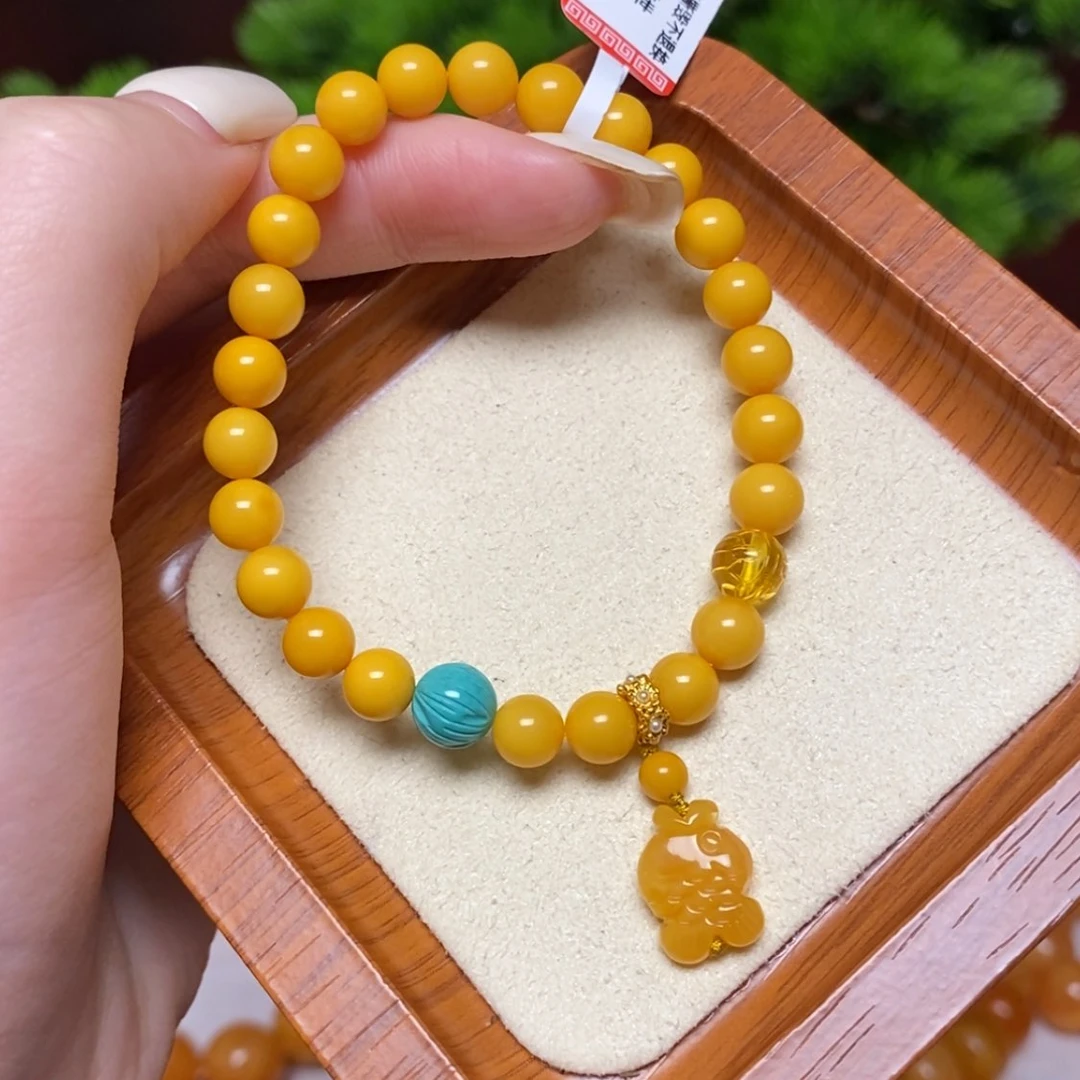 【闪购商品】未镶嵌蜜蜡手链手串