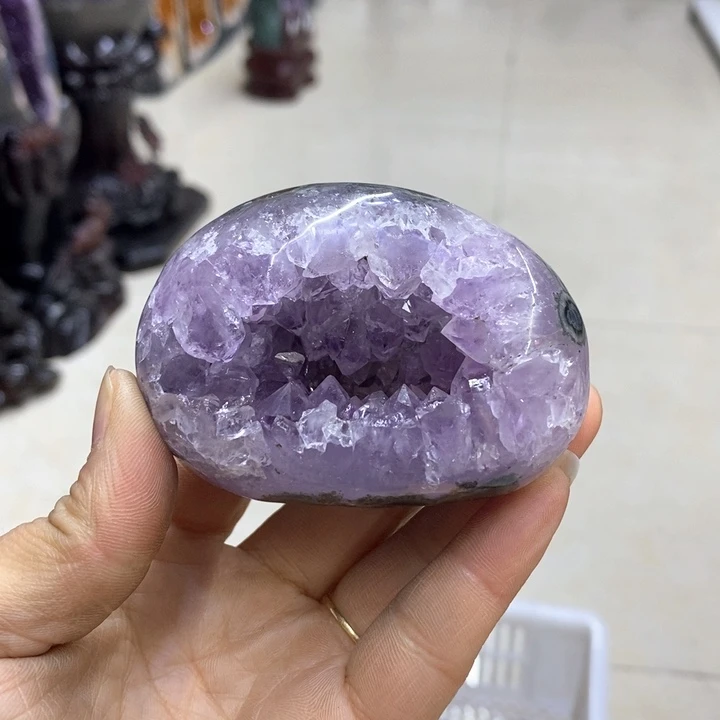 紫晶摆件未镶嵌莹