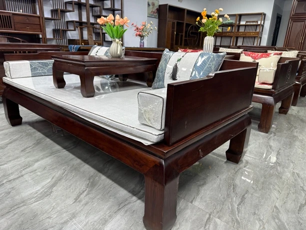 祥云罗汉床罗汉塌单人床