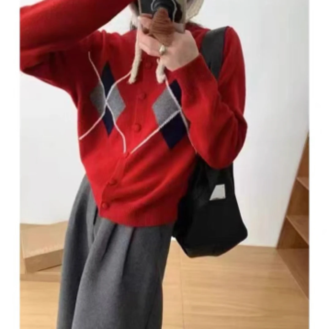 269百搭网红时尚宽松慵懒开衫