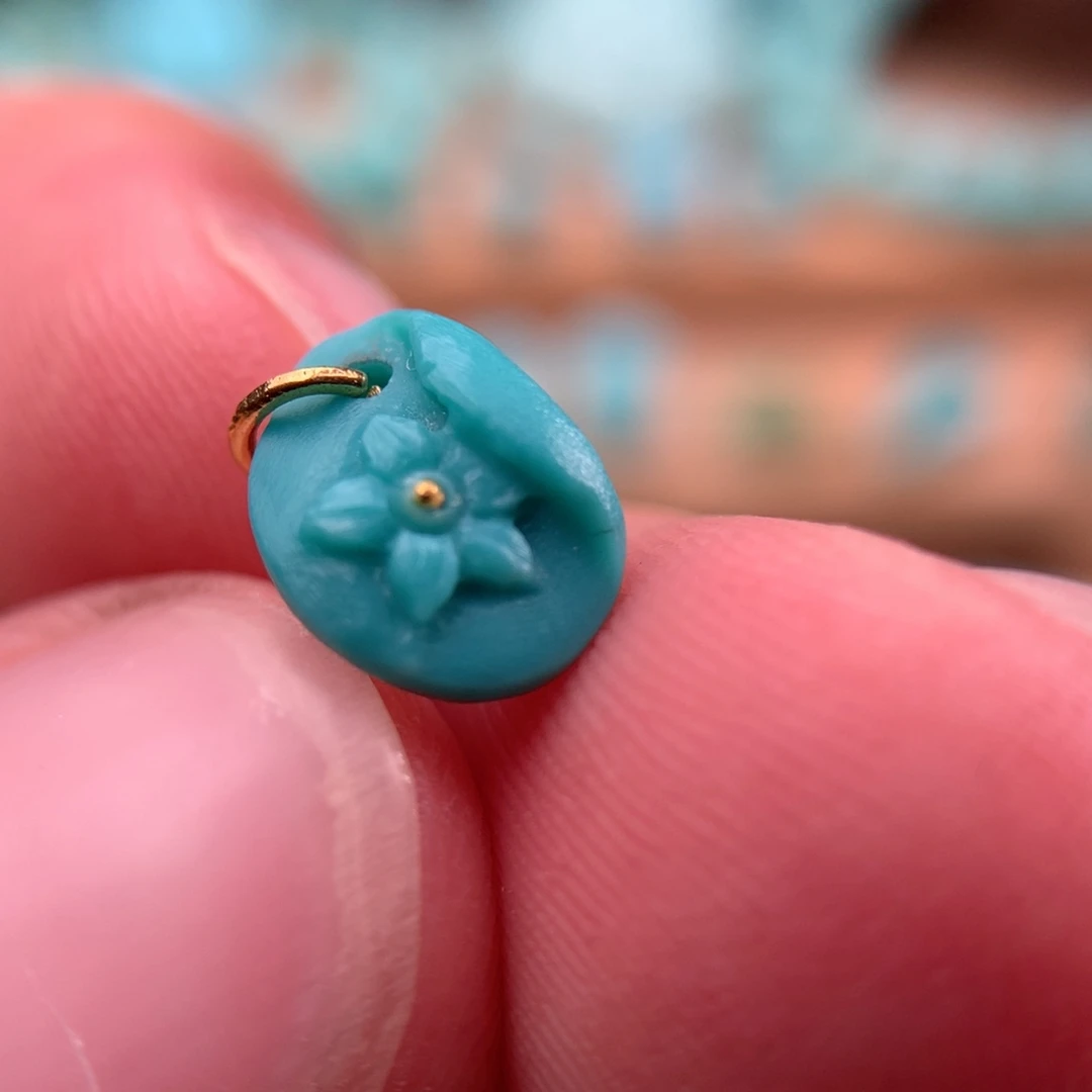 未镶嵌绿松石珠宝奇石